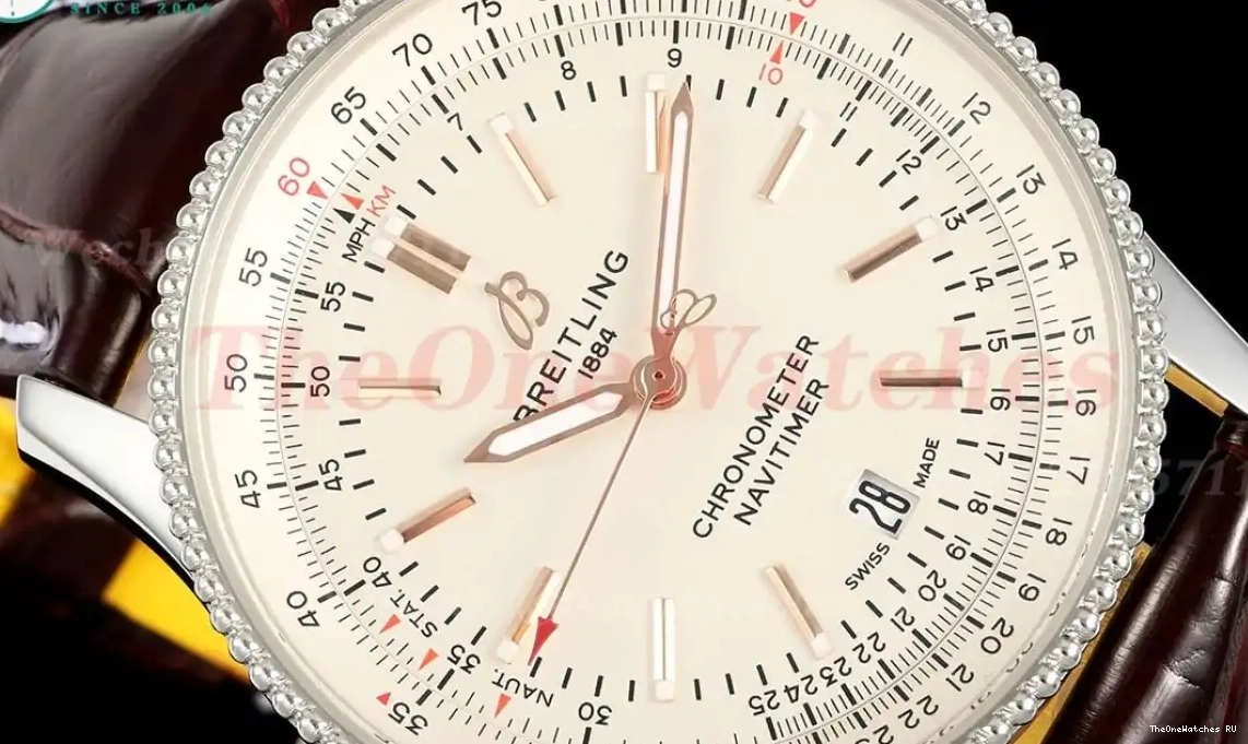 41mm A2824 Dial SS 1 Navitimer TF LE Cream 0428